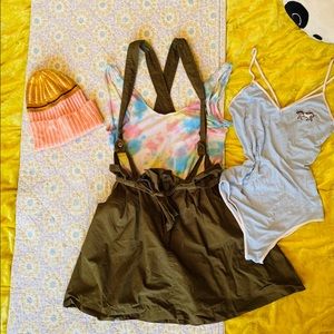 BDG Skirt and Bodysuits